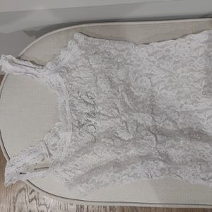 Hanky Panky Bride Lace tank top